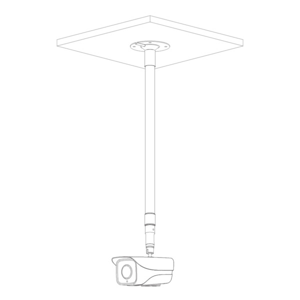 Dahua PFB110C-E Soporte de montaje en techo, ajustable de aluminio (2)