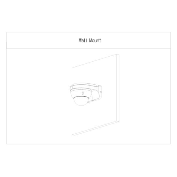 Dahua PFB2203W Soporte pared para Domos HDW1 HDW3 HDBW3 (2)