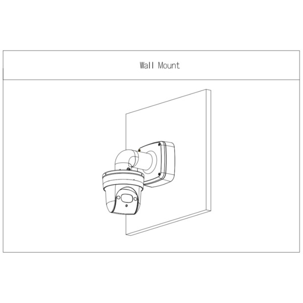 Dahua PFB302S-V3 Soporte para montaje en pared para PFA100 PFA101 PFA102 PFA103 (2)