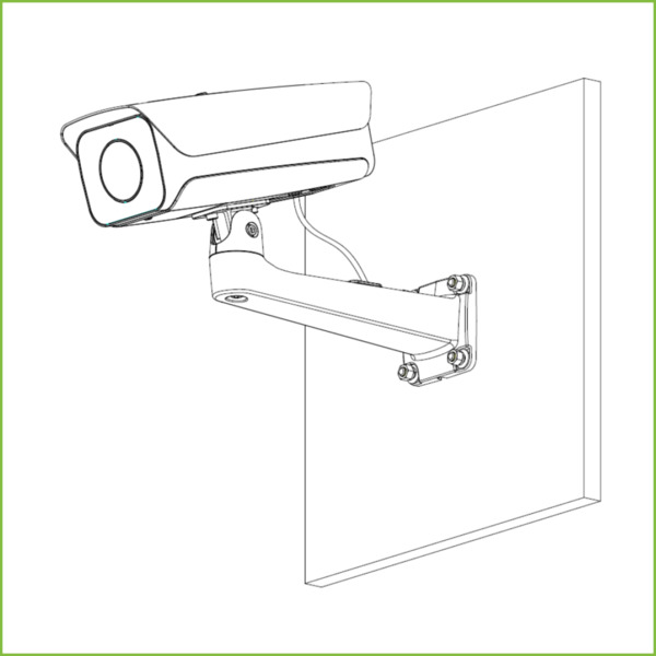 Dahua PFB605W Soporte pared pasa-cable para carcasas de la serie PFH610V (2)
