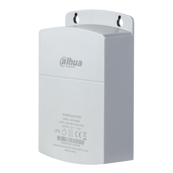 Dahua PFM300 Fuente de alimentación 12VDC 2A con carcasa cerrada