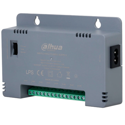 Comprar DAHUA PFM344D-8CH Fuente de alimentación conmutada - Entrada AC 185-240V - 50/60Hz 1.5A - Potencia total 60W - 8 salidas - Voltaje de salida Ajustable a 3 niveles - Salida DC 12 V / 12 W
