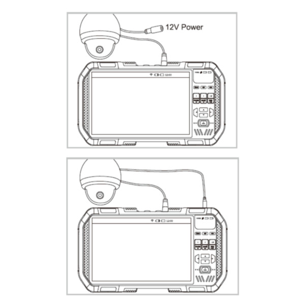Dahua PFM907-E Tester Vídeo IP H265 / HDCVI / HDTVI / AHD / ANALOGICO Pantalla Táctil 7" WiFi 2.4/5GHz HDMI PoE 12Vdc Audio (4)