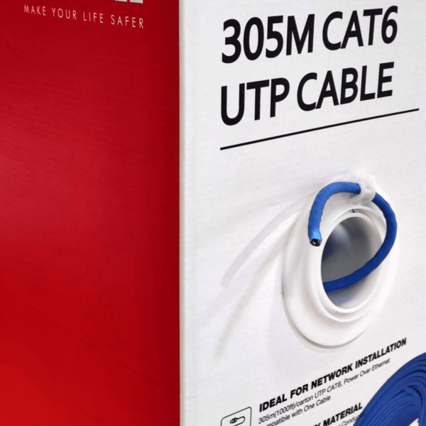 Dahua PFM923I-6UN-C (Blue) Bobina 305mts Cable UTP CAT6 0.53mm Cobre sin Oxigeno CE CPR Eca. Cubierta LSZH Azul. Mejor Precio po (2)