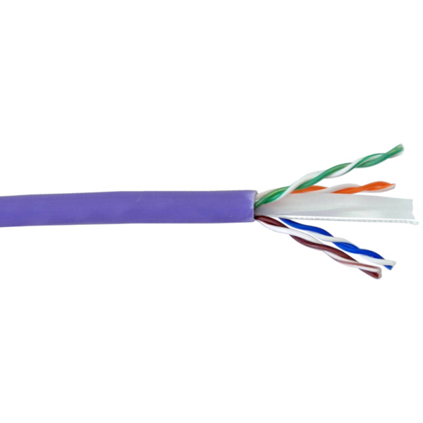 Dahua PFM923I-6UN-CC (purple) Bobina 305mts Cable UTP CAT6 0.53mm Cobre sin Oxigeno CE CPR Cca. Cubierta LSZH Violeta. Mejor Pre (1)