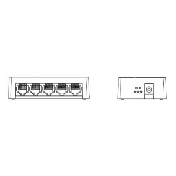 Dahua PFS3005-5ET-L Switch 5 puertos 10/100 No_Manejable Layer2 (2)