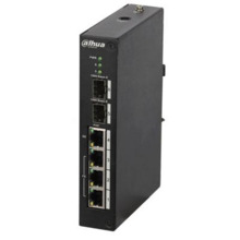 Dahua PFS3206-4P-96 Switch Rango Temp Extendida PoE 3 puertos 10/100 + 1 puerto Gigabit + 2SFP 96W No_Gestionable Layer2