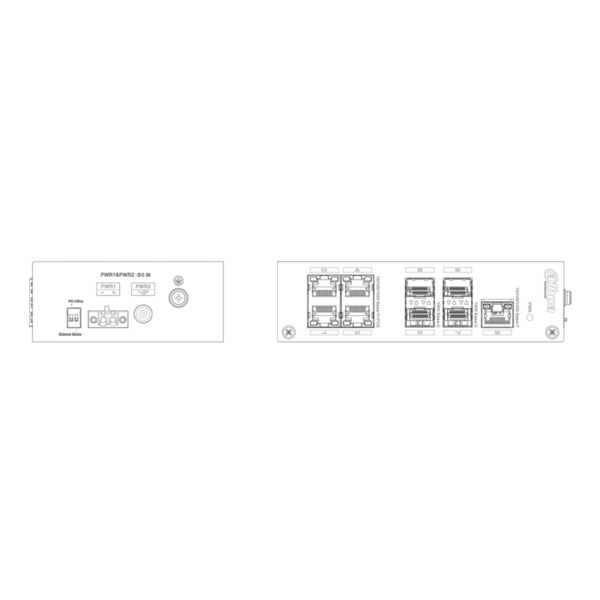 Dahua PFS3409-4GT-96-V2 Switch PoE 2.0 4 puertos Gigabit +4SFP Uplink +1RJ45 Uplink Gigabit 96W No_Manejable Layer2 (2)