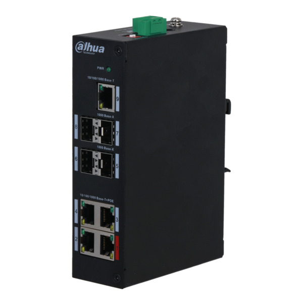 Dahua PFS3409-4GT-96-V2 Switch PoE 2.0 4 puertos Gigabit +4SFP Uplink +1RJ45 Uplink Gigabit 96W No_Manejable Layer2