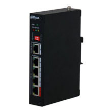Dahua PFT1500 Extensor PoE 4 puertos 10/100 + 1 Uplink Gigabit PoE-In