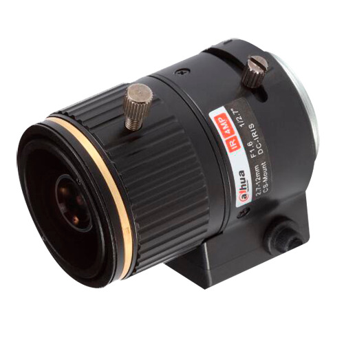 DAHUA PLZ1040-D Lente Branded con rosca CS - Calidad 4.0 Mpx - AutoIris Direct Drive (DC) - Varifocal: 2.7 a 12 mm - 1/2.7"