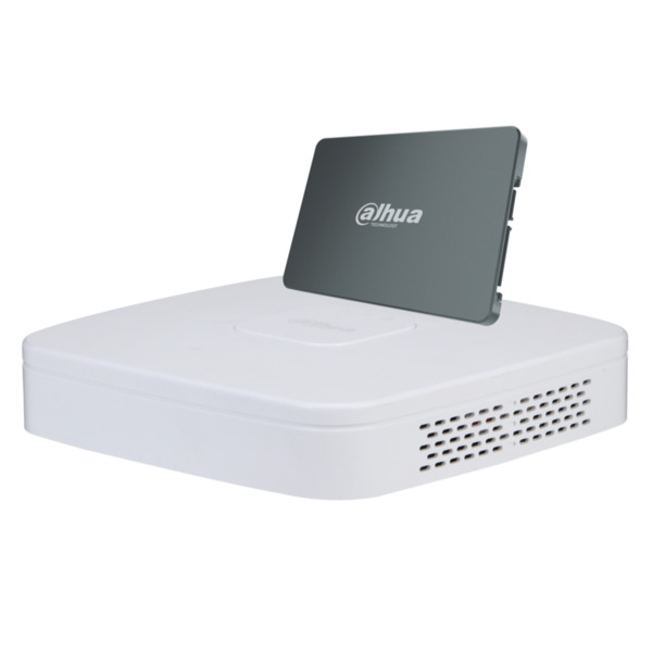 Dahua S-NVR4104-P-4KS3(960G) NVR 4ch 80Mbps 4K H265 HDMI 4PoE 1HDD con SSD-V800S960G