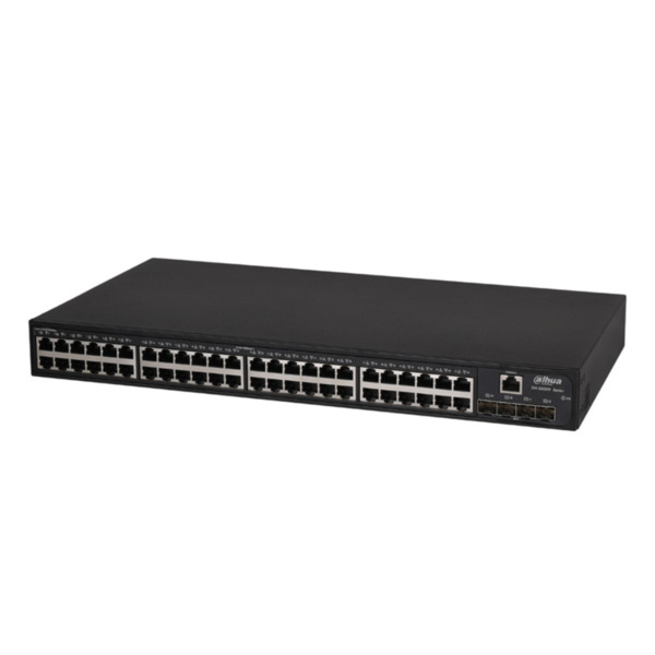 Dahua S5500-48GT4XF-E-V2 Switch 48 puertos Gigabit + 4 Uplink SFP+ 10Gbps 55W Manejable Layer3