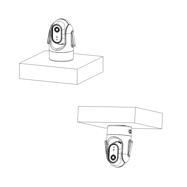 Dahua SD-H4C Cubo PT IP H265 4M DN IR10m 4mm WiFi SD 5V MIC/Altavoz (5)