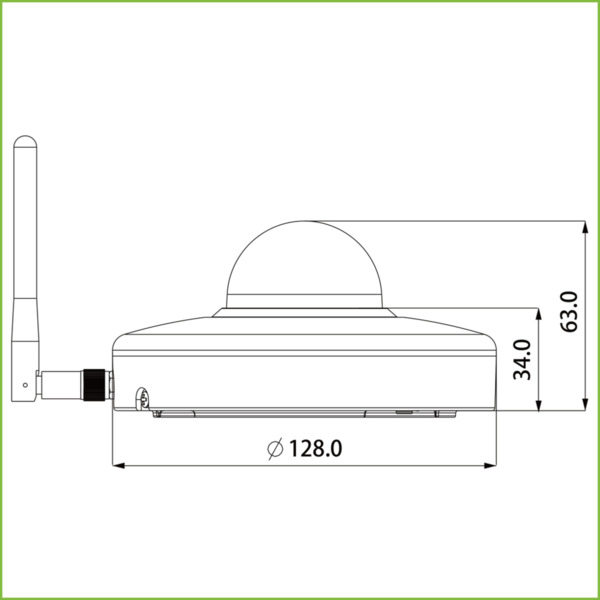 Dahua SD1A200T-GN-W Domo PT IP 2M H265 WiFi DN ICR WDR IR15m Starlight 3.6mm 3D IP66 IK08 AUDIO (1)