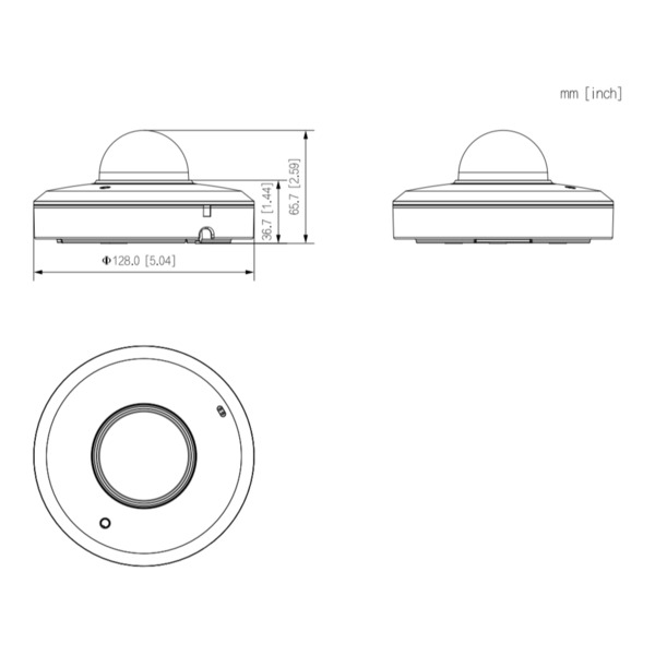 Dahua SD1A404DB-GNY Domo PTZ IP 4M H265 WDR IR20m Starlight 4x IP66 IK08 AUDIO MIC AI (1)