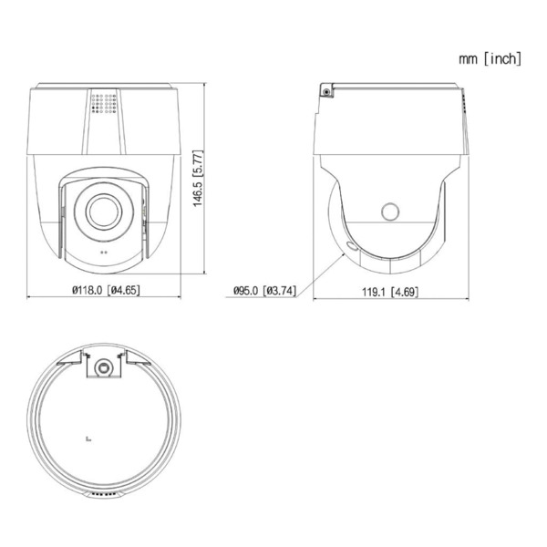 Dahua SD2A200-GN-A-PV Cámara PT IP 2M H265 FULL COLOR dWDR IVS Iluminación Dual LED30m/IR30m IP66 PoE AUDIO MIC (2)