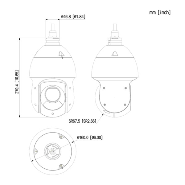 Dahua SD49216DB-HNY Domo PTZ IP 2M DN ICR WDR Starlight IR100m 16X 3D IP66 AUDIO E/S AI (1)