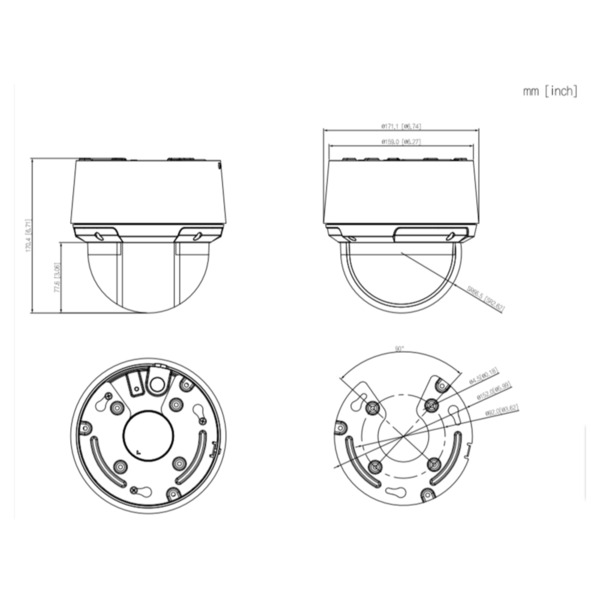 Dahua SD4A425DB-HNY Domo PTZ IP 4M DN WDR Starlight IR100m 25X 3D IP66 PoE AUDIO E/S AI (2)