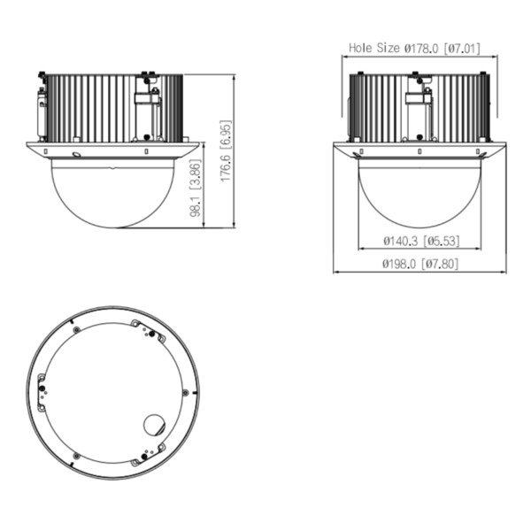 Dahua SD52C432GB-HNR Domo PTZ IP 4M H265 WDR Starlight 32X 3D IK10 PoE+ Inserción AUDIO E/S AI (1)