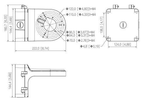 Dahua Technology DH-PFB206W cámaras de seguridad y montaje para vivienda Monte (4)