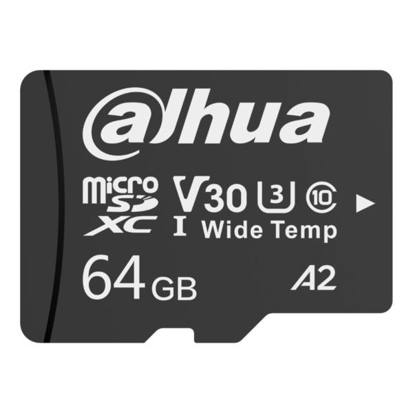 Dahua TF-W100/64GB Tarjeta Micro SD 64GB UHS-I de amplia temperatura Series W100