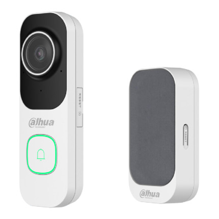 Comprar Dahua VDKP01-WG Vídeo Timbre WiFi 4M blanco DB41AW + Timbre WiFi gris DS1AG