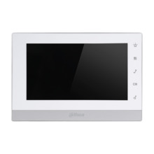 Dahua VTH1550CHW-2-S1 Monitor Interior 7" de Superficie para Videoportero 2-hilos SD 6E 1S Alarma Blanco