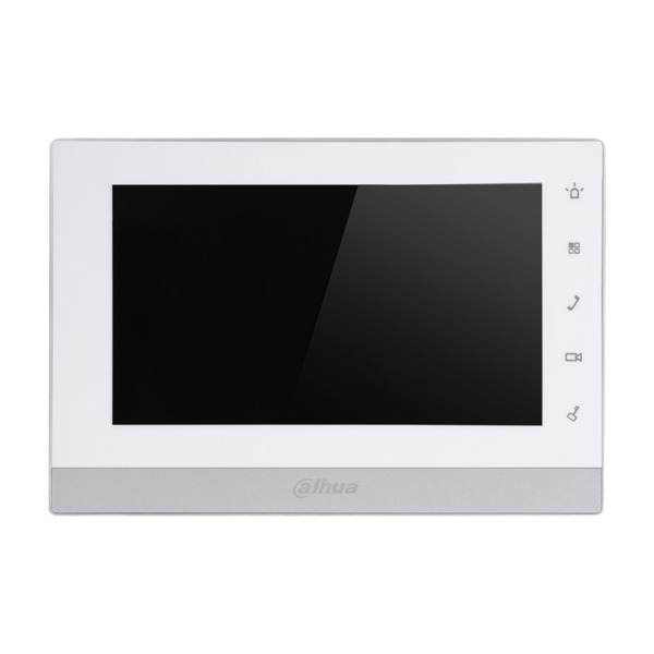Dahua VTH1550CHW-2-S1 Monitor Interior 7" de Superficie para Videoportero 2-hilos SD 6E 1S Alarma Blanco