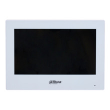 Dahua VTH2123GW-W-S2 Monitor interior 7" híbrido WiFi / 2-hilos de superficie para Videoportero IP táctil SD 6E/1S alarma blanco
