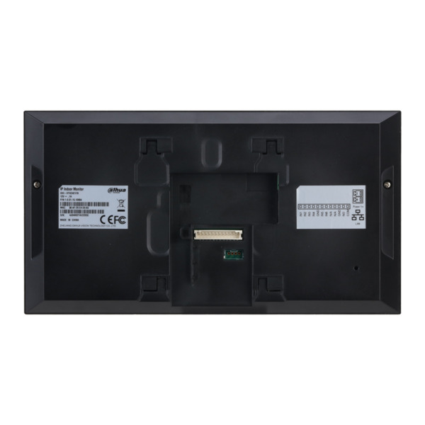 Dahua VTH2421FB-P Monitor Interior 7" de Superficie para Videoportero IP PoE SD 6E 1S Alarma Negro (2)