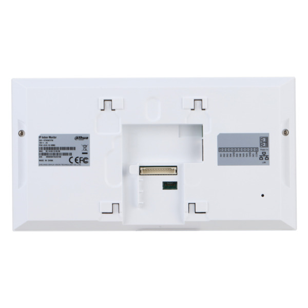 Dahua VTH2421FW-P Monitor Interior 7" de Superficie para Videoportero IP PoE SD 6E 1S Alarma Blanco (2)
