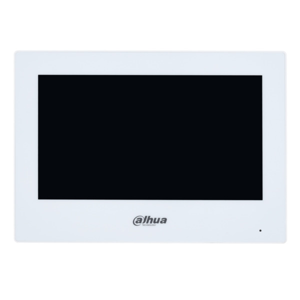 Dahua VTH2621GW-WP Monitor Interior 7" de Superficie para Videoportero IP WiFi PoE 6E 1S Alarma Blanco