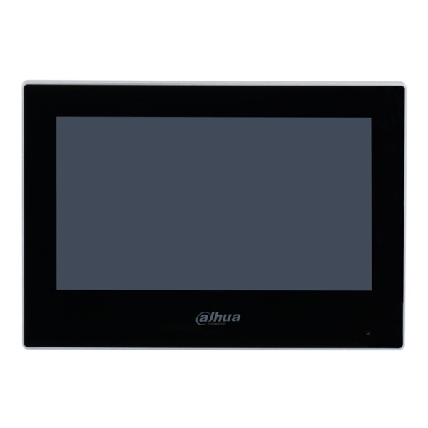 Dahua VTH2622G-W Monitor Interior 7" de Superficie para Videoportero IP WiFi / 2-hilos 6E 1S Alarma Negro
