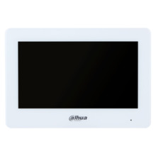 Dahua VTH5123H-W Monitor interior 7" híbrido WiFi / 2-hilos de superficie para Videoportero IP táctil SD 8E/1S alarma blanco