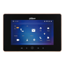Dahua VTH5221D-S2 Monitor Interior 7" de Superficie para Videoportero IP WiFi PoE SD 6E 1S Alarma Negro