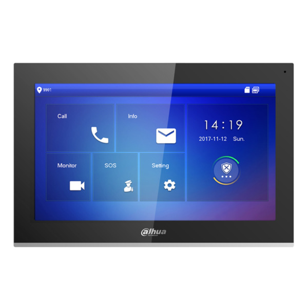 Dahua VTH5441G Monitor Interior 10" de Superficie para Videoportero IP PoE SD 6E 1S Alarma