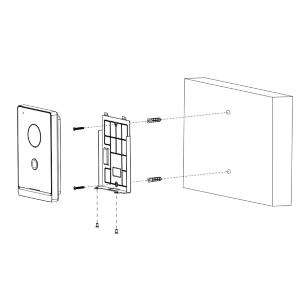 Dahua VTO2211G-P-S2 Estación Exterior de Videoportero IP  con Cámara 2MP PoE Mifare 125° (5)