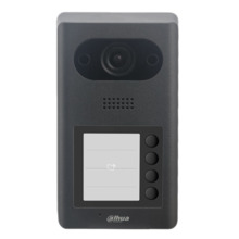 Dahua VTO3211D-P4-S2 Estación Exterior de Videoportero IP 4-botones con Cámara 2MP PoE Mifare IK08 IP65 129º