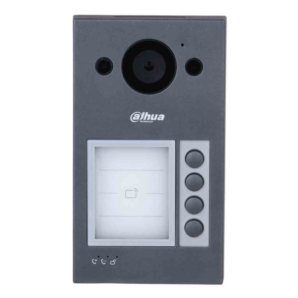 Dahua VTO3311Q-WP Estación Exterior para Videoportero IP WiFi PoE con Cámara 2MP IP65 IK08 Mifare 125º