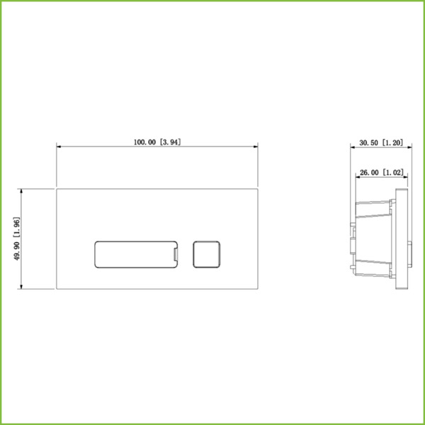 Dahua VTO4202F-MB1 Estación Exterior Modular para Videoportero IP con 1 Botón para Series VTO4202F-X (1)