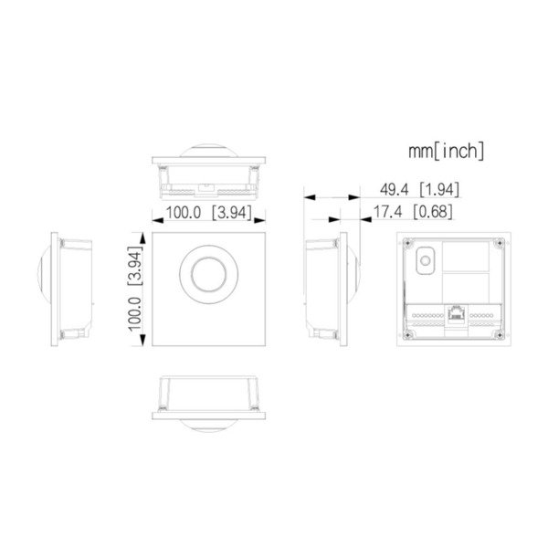 Dahua VTO4202F-P-S3 Estación Exterior Modular para Videoportero IP con Cámara para Series VTO4202F-X (1)