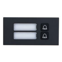 Dahua VTO4202FB-MB2 Estación Exterior Modular para Videoportero IP con 2 Botones para Series VTO4202FB-X. Color Negro