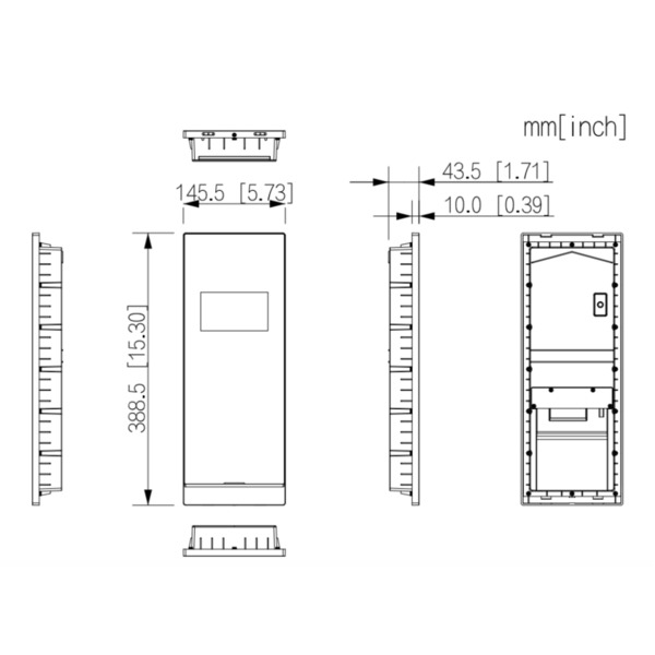 Dahua VTO6531H-S2 Estación Exterior de Videoportero IP con Cámara 2MP Reconocimiento Facial Mifare pantalla 4.3" IP65 QR (2)