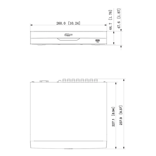 Dahua XVR5116HS-I3 DVR 5EN1 H265 16ch 5M-N@8ips +8IP 6MP 1HDMI 1HDD AI (3)