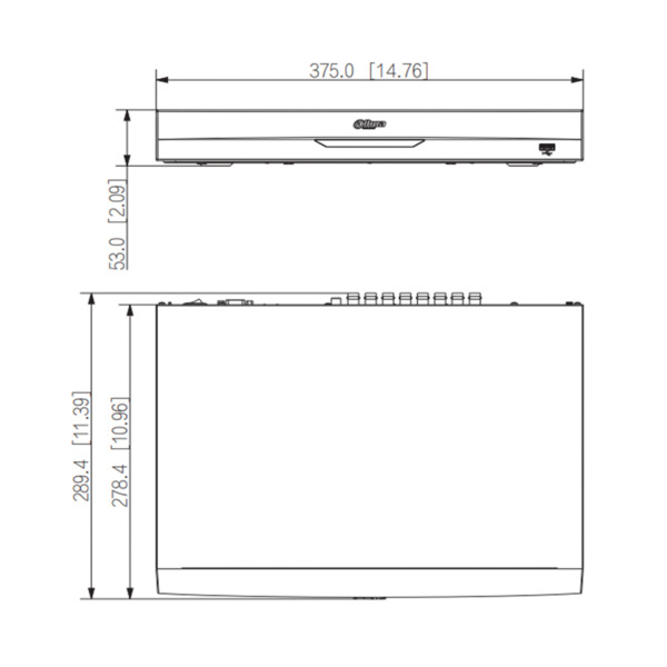 Dahua XVR5216AN-4KL-I3-V2 DVR 5EN1 H265 16ch 4K@6ips +16IP 8MP 1HDMI 2HDD AI (3)