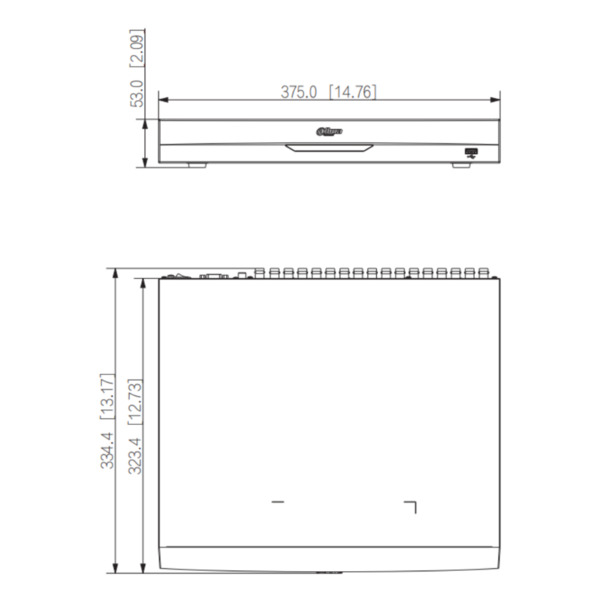Dahua XVR5232AN-4KL-I3 DVR 5EN1 H265 32ch 4K@6ips +32IP 8MP 1HDMI 2HDD AI (3)