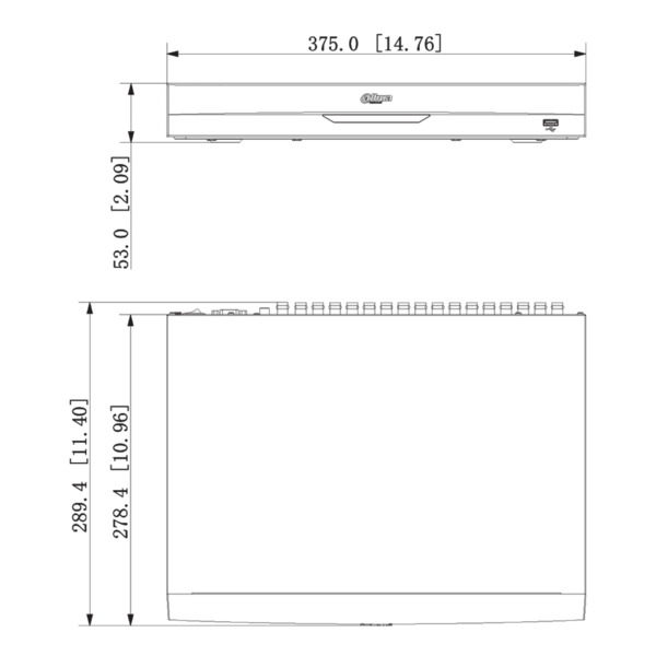 Dahua XVR5232AN-I3-V2 DVR 5EN1 H265 32ch 5M-N@10ips 32IP 6MP 1HDMI 2HDD AI (3)