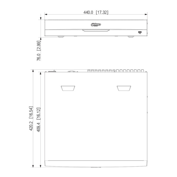 Dahua XVR5432L-I3 DVR 5EN1 H265 32ch 5M-N@8ips 32IP 8MP 2HDMI 4HDD E/S AI (3)