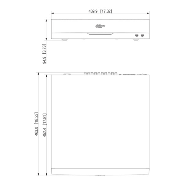 Dahua XVR5816S-I3 DVR 5EN1 16ch 5M-N@8ips +8IP 8MP 2HDMI 8HDD AUDIO E/S AI (3)